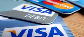 We accept all major credit / debit cards